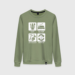 Женский свитшот День археолога