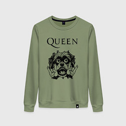 Женский свитшот Queen - rock dog
