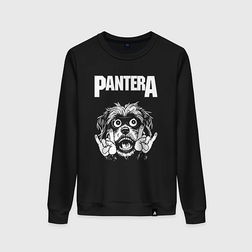 Женский свитшот Pantera rock dog / Черный – фото 1