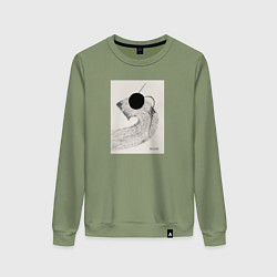 Женский свитшот Абстрактная картина Perfectly Enough