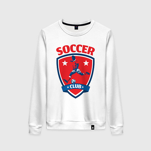 Женский свитшот Sport soccer club / Белый – фото 1