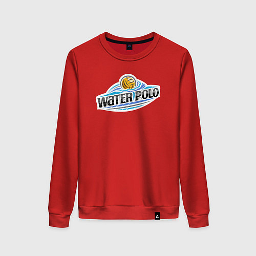 Женский свитшот Water polo sport / Красный – фото 1