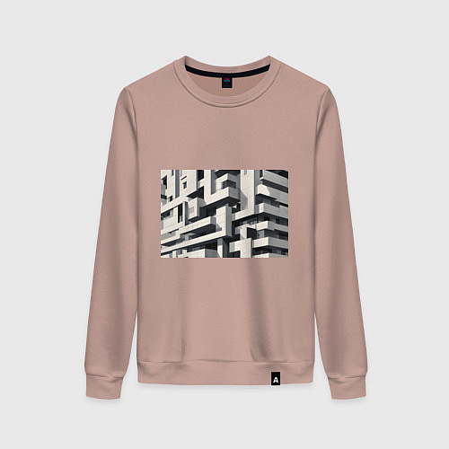 Женский свитшот Вдохновлено Ле Корбюзье / Пыльно-розовый – фото 1