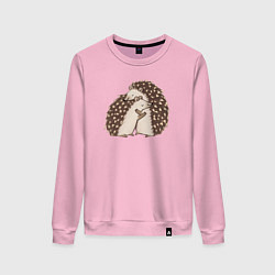 Женский свитшот Ёжики обнимаются