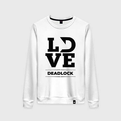 Женский свитшот Deadlock love classic / Белый – фото 1