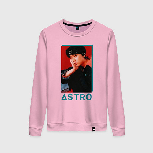 Женский свитшот Astro Юн Сан Ха / Светло-розовый – фото 1