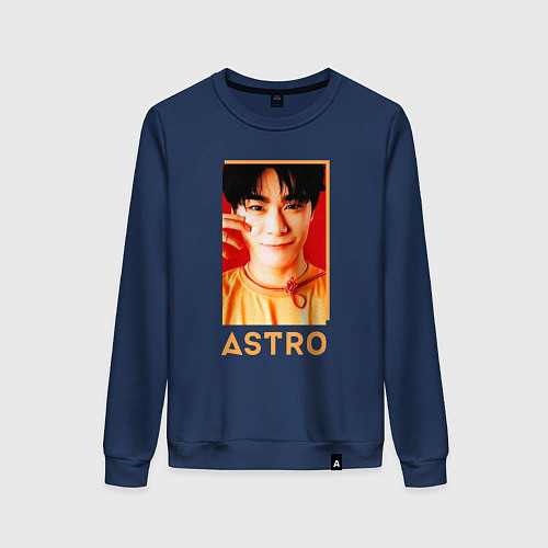 Женский свитшот Astro Мун Бин / Тёмно-синий – фото 1
