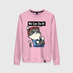 Женский свитшот We can do it - cat