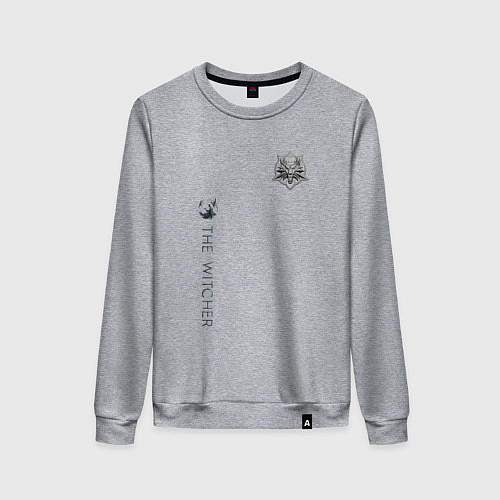 Женский свитшот The Witcher grey / Меланж – фото 1