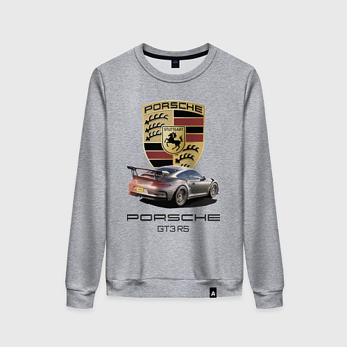 Женский свитшот Porsche GT 3 RS motorsport / Меланж – фото 1