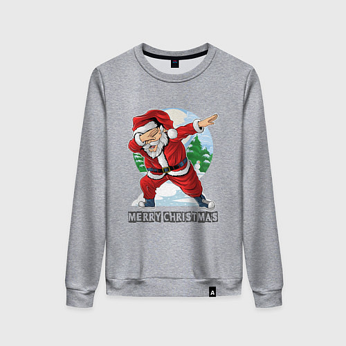 Женский свитшот Dab Santa / Меланж – фото 1