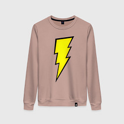 Женский свитшот Shazam and Black Adam logo