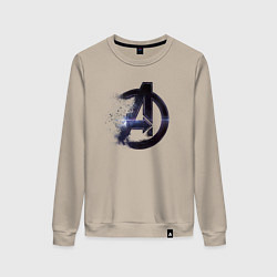 Женский свитшот Мстители лого рассеивается