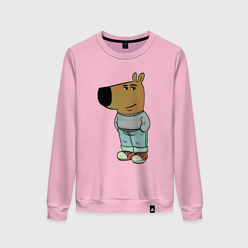 Женский свитшот Чиловый парень / Светло-розовый – фото 1