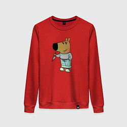 Женский свитшот Чиловый парень с ножом