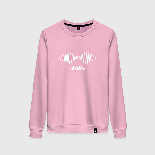 Женский свитшот Arctic Monkeys logo / Светло-розовый – фото 1