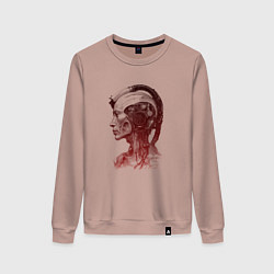 Женский свитшот Биокибернетический киборг