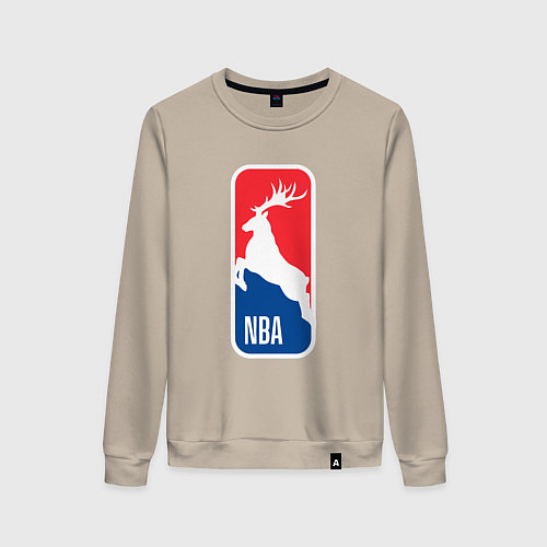 Женский свитшот NBA Bucks / Миндальный – фото 1