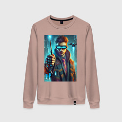 Женский свитшот Повзрослевший Гарри Поттер - нейроарт