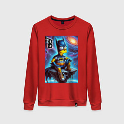 Женский свитшот Batbart - ai art fantasy