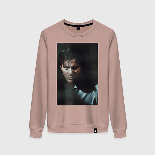 Женский свитшот Пила Марк Хоффман / Пыльно-розовый – фото 1