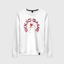 Женский свитшот Squid game blood