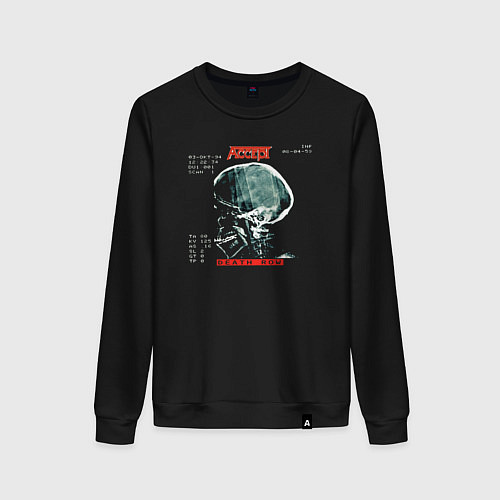 Женский свитшот Accept death row / Черный – фото 1