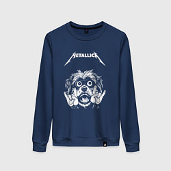 Женский свитшот Metallica rock dog