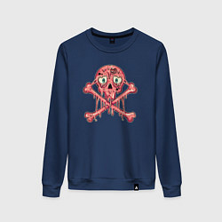 Женский свитшот Розовый черепок