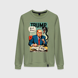 Женский свитшот Trump - we are Venom meme