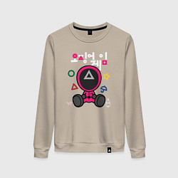 Женский свитшот Squid game boy