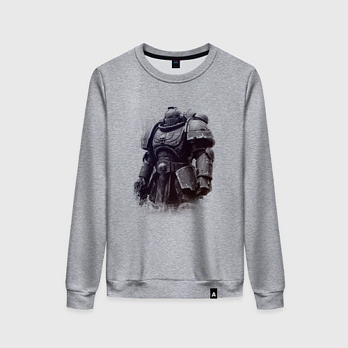 Женский свитшот Космодесантник после битвы / Меланж – фото 1