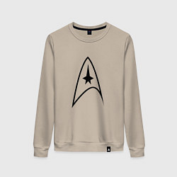 Женский свитшот Знак звёздный путь