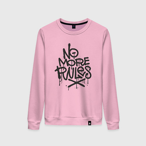 Женский свитшот Никаких больше правил / Светло-розовый – фото 1