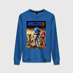 Женский свитшот Sonic and his team - movie