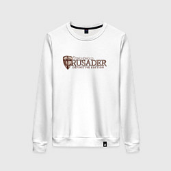 Свитшот хлопковый женский Stronghold Crusader, цвет: белый