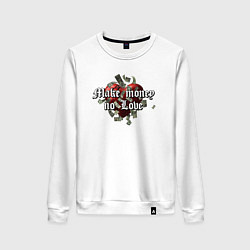 Женский свитшот Make money no love