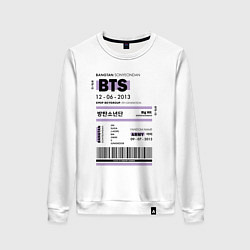 Женский свитшот Bts ticket