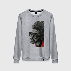 Женский свитшот Blinding lights the weeknd