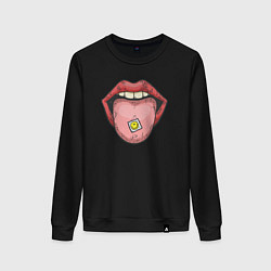 Женский свитшот Smiling lips