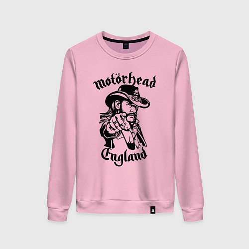 Женский свитшот Motorhead - Лемми / Светло-розовый – фото 1