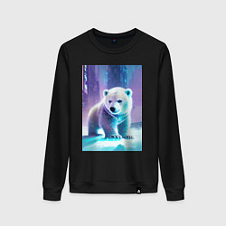 Женский свитшот Прикольный милый медвежонок