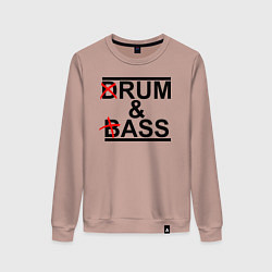 Женский свитшот Drum and bass color