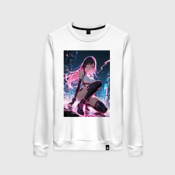 Женский свитшот Тифа Локхарт из Final Fantasy VII в стиле киберпан