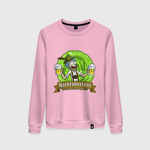 Женский свитшот Риктобирфест / Светло-розовый – фото 1