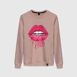 Женский свитшот I love you