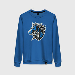 Свитшот хлопковый женский Mavericks team, цвет: синий