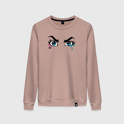 Женский свитшот Глаза Харли