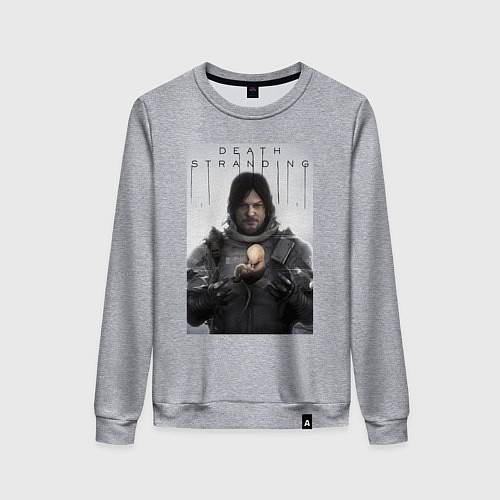 Женский свитшот Death Stranding - Norman Reedus / Меланж – фото 1