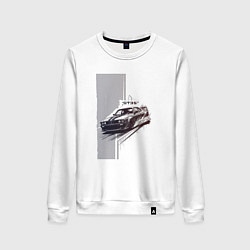 Женский свитшот Спорткар для уличной гонки